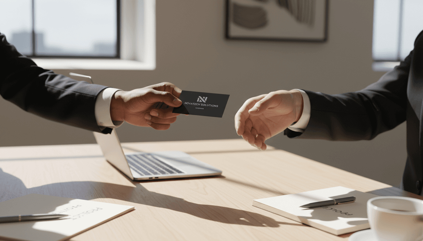 Business handshake between client and agency professional in bright modern office